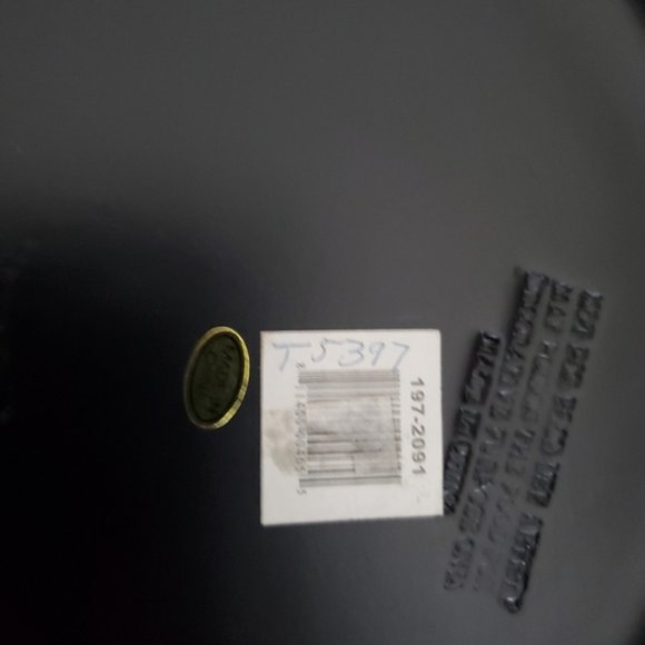 Bombay- Vintage 80's Hand-maid Crackle Painted Decorative plate - Picture 3 of 13